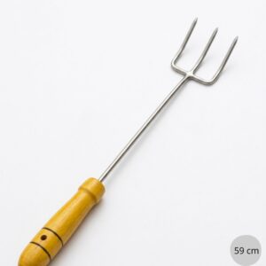 Trinche Grande metal para parrilla 59 cm de largo