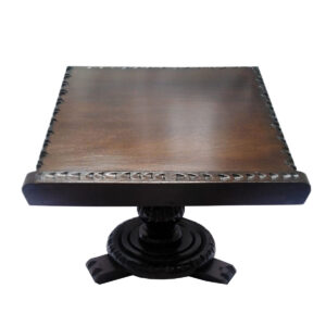 Atril de Mesa de Madera Pino Tallado Artesanal – Color Marrón