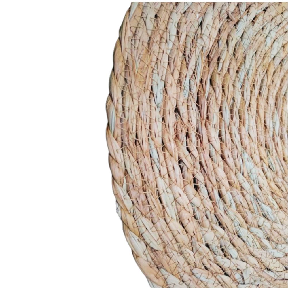 Individuales de Yute Redondos de Corchorus Natural 35 cm – Estilo Rústico y Ecológico - Image 3