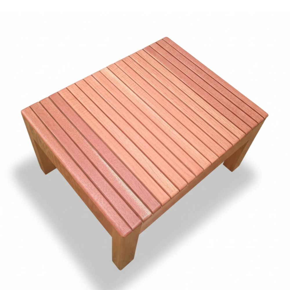 Mesa de Centro para Terraza California de Madera Cedro | 100% Cedro Premium | Mesa de centro de madera cedro - Image 5