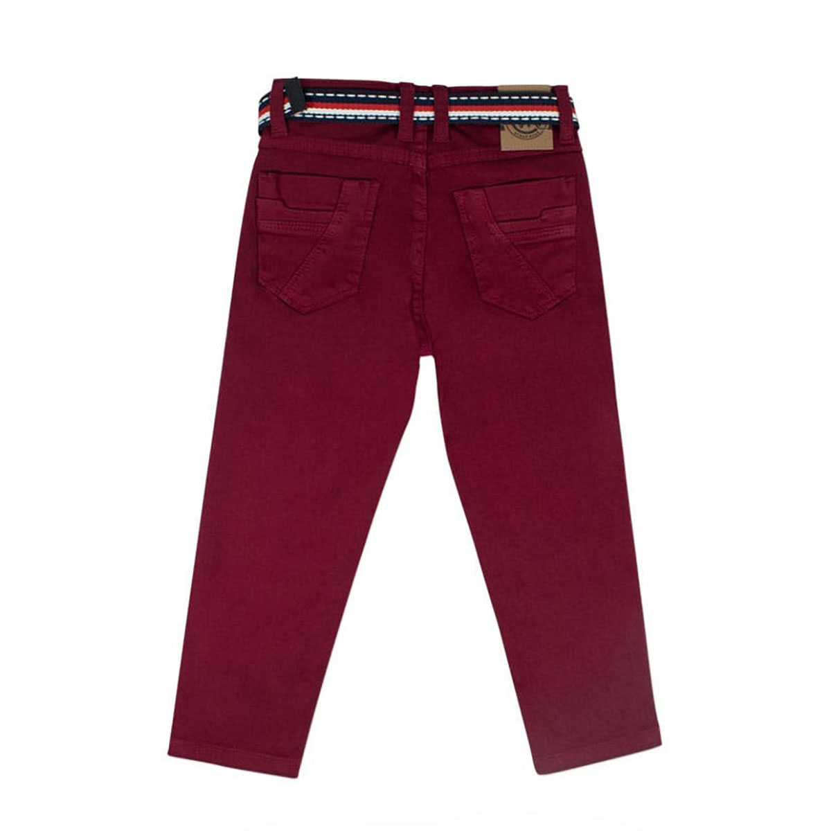 Pantalón para Niño en Drill Color Vino – Estilo y Comodidad para Toda Ocasión - Imagen 2