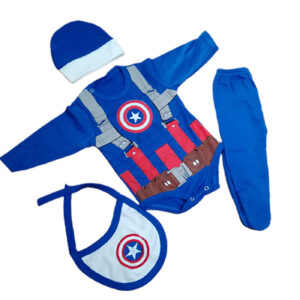 Conjunto de Ropa para Bebé Recién Nacido Capitan America