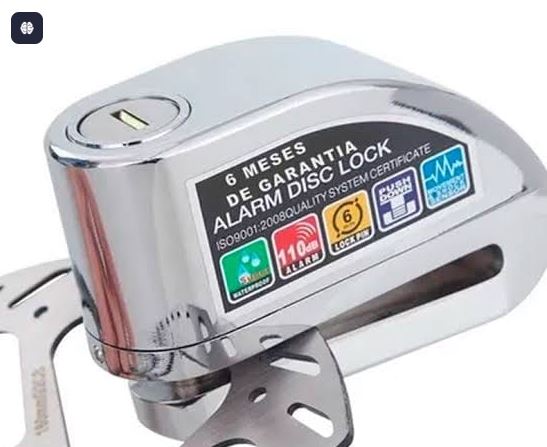 Candado de Disco con Alarma para moto – Antirrobo de Alta Seguridad 2.0 - Imagen 2