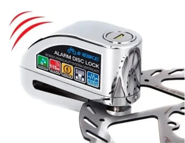 Candado de Disco con Alarma para moto – Antirrobo de Alta Seguridad 2.0