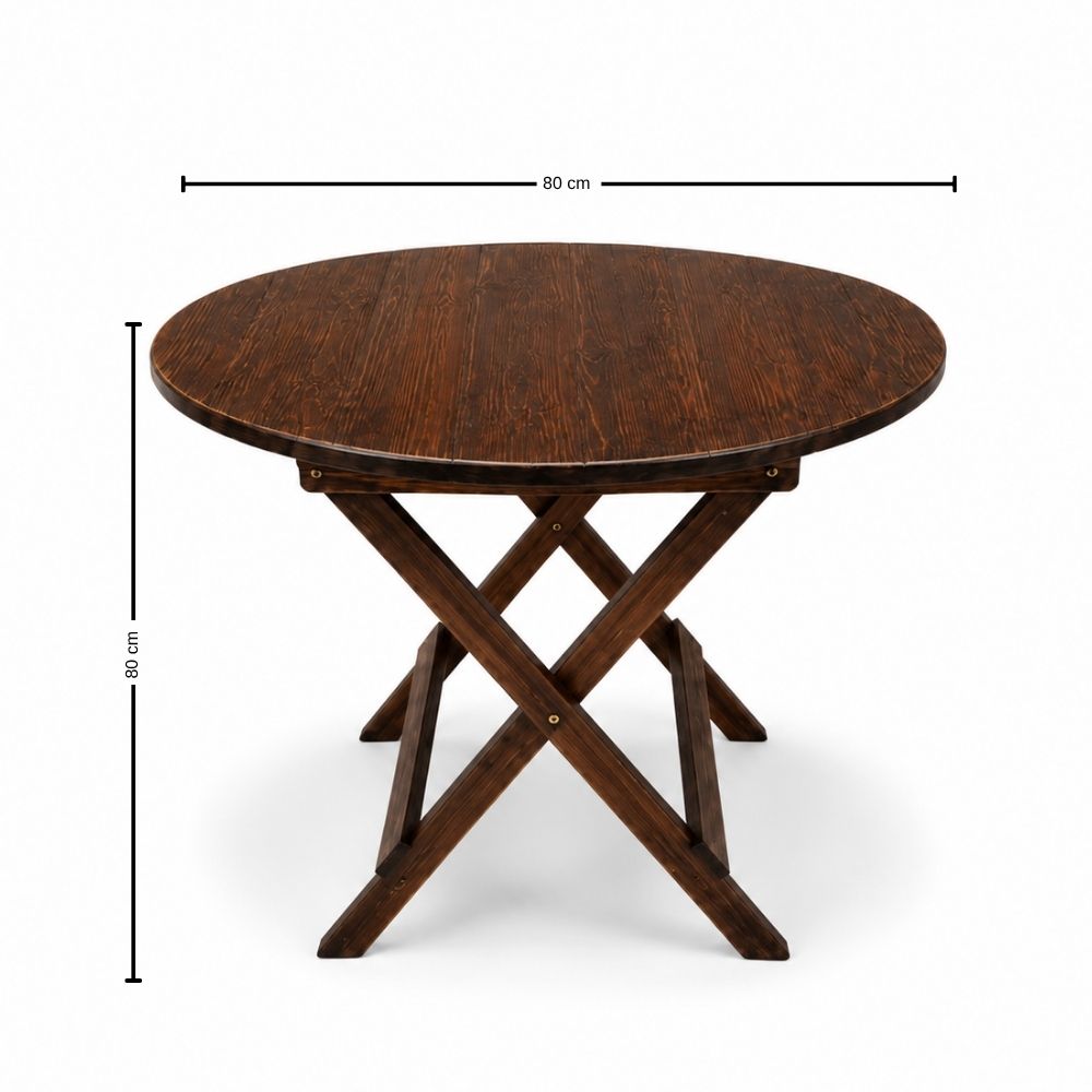 Juego de Comedor Plegable Jovi Plus Redondo – Elegancia que Transforma tus Espacios - Imagen 4