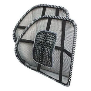 Corrector de Postura para Silla de Oficina y Auto | Respaldo Ergonómico con Soporte Lumbar de Malla