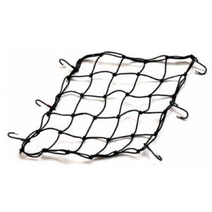 Malla Pulpo negro 6 ganchos de moto