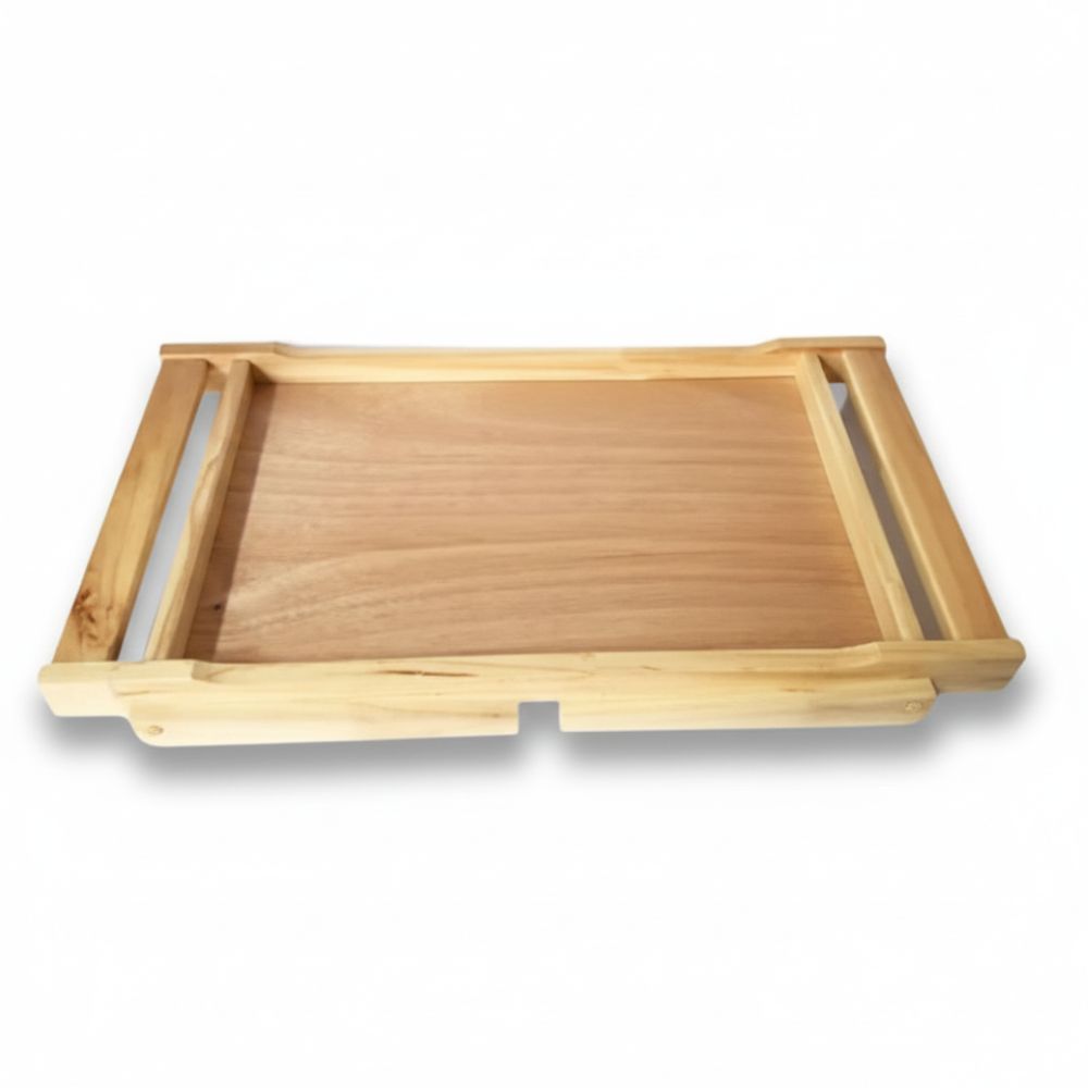 Mesa De Cama madera con bordes en pino - Imagen 2