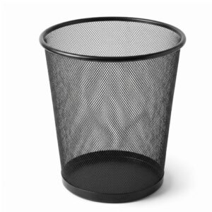 Tacho de Basura Metálico de Malla para Oficina y Hogar | Ligero y Resistente