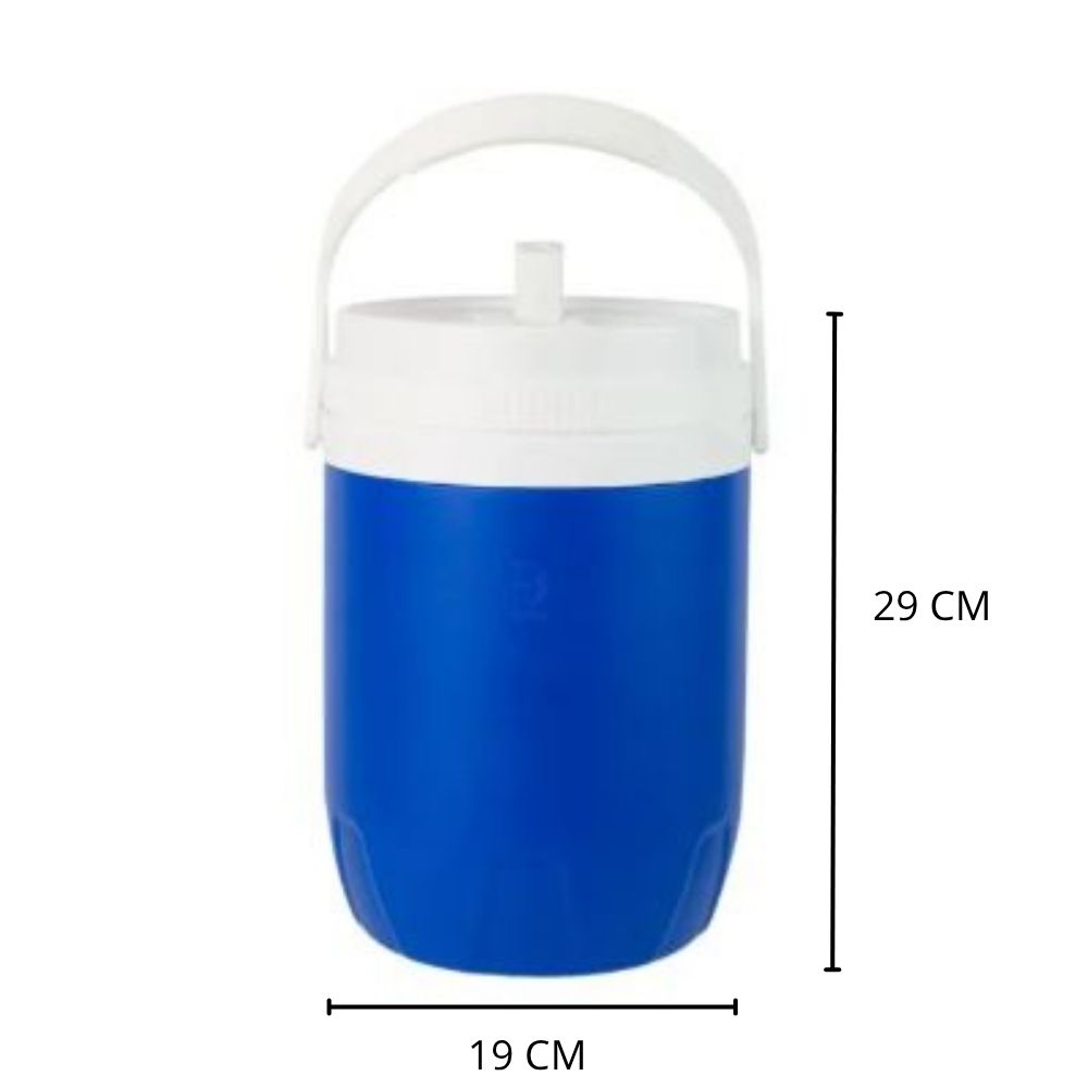 Cooler Azul 4 Litros con Boquilla – Dispensador de Bebidas Frías Portátil - Imagen 4