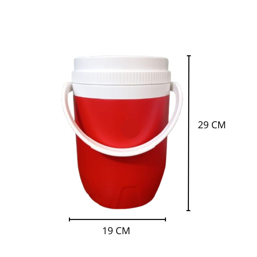 Cooler Rojo 4 Litros con Boquilla – Dispensador de Bebidas Frías Portátil - Imagen 4