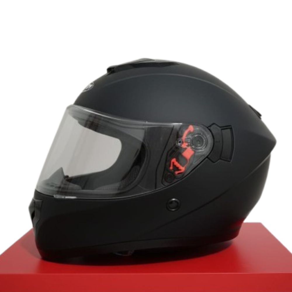 Fascinante Casco Integral Negro HK2 Mate con Doble Visor Antirayaduras | Tallas S, M, XL - Imagen 4