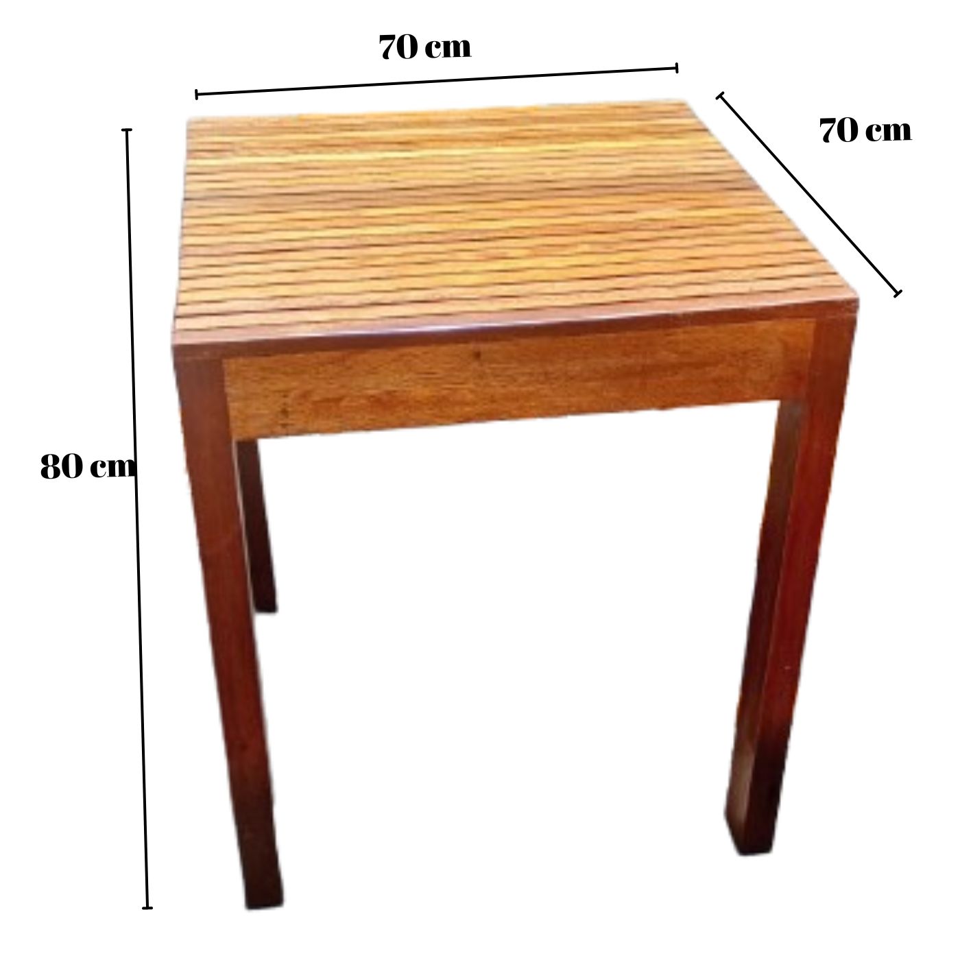 Mesa Paradise de Madera Tornillo con 4 Sillas – Comedor para Restaurante, Terraza y Hogar - Imagen 4