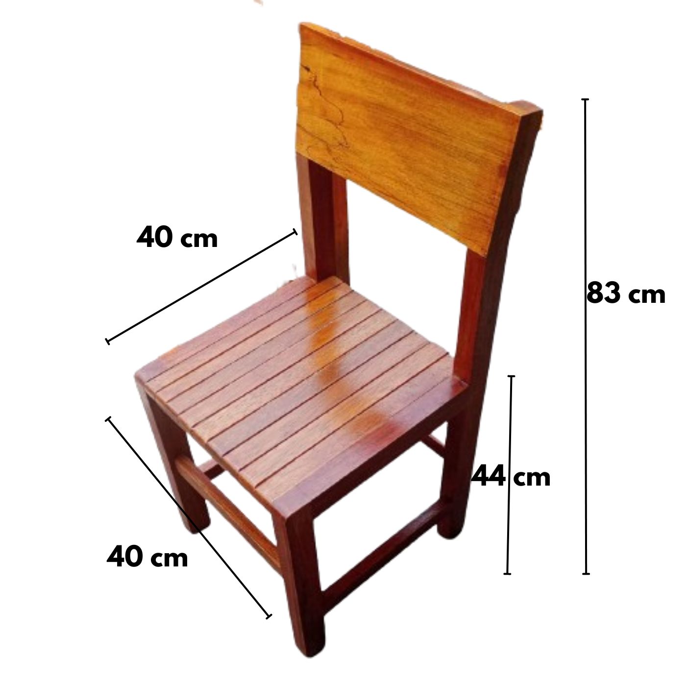 Mesa Paradise de Madera Tornillo con 4 Sillas – Comedor para Restaurante, Terraza y Hogar - Imagen 3
