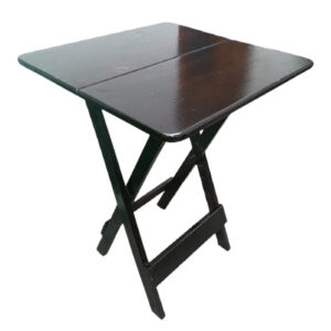 Mesa Plegable de Madera 60x60 cm Altura 75 cm Multiuso para Hogar y Negocio