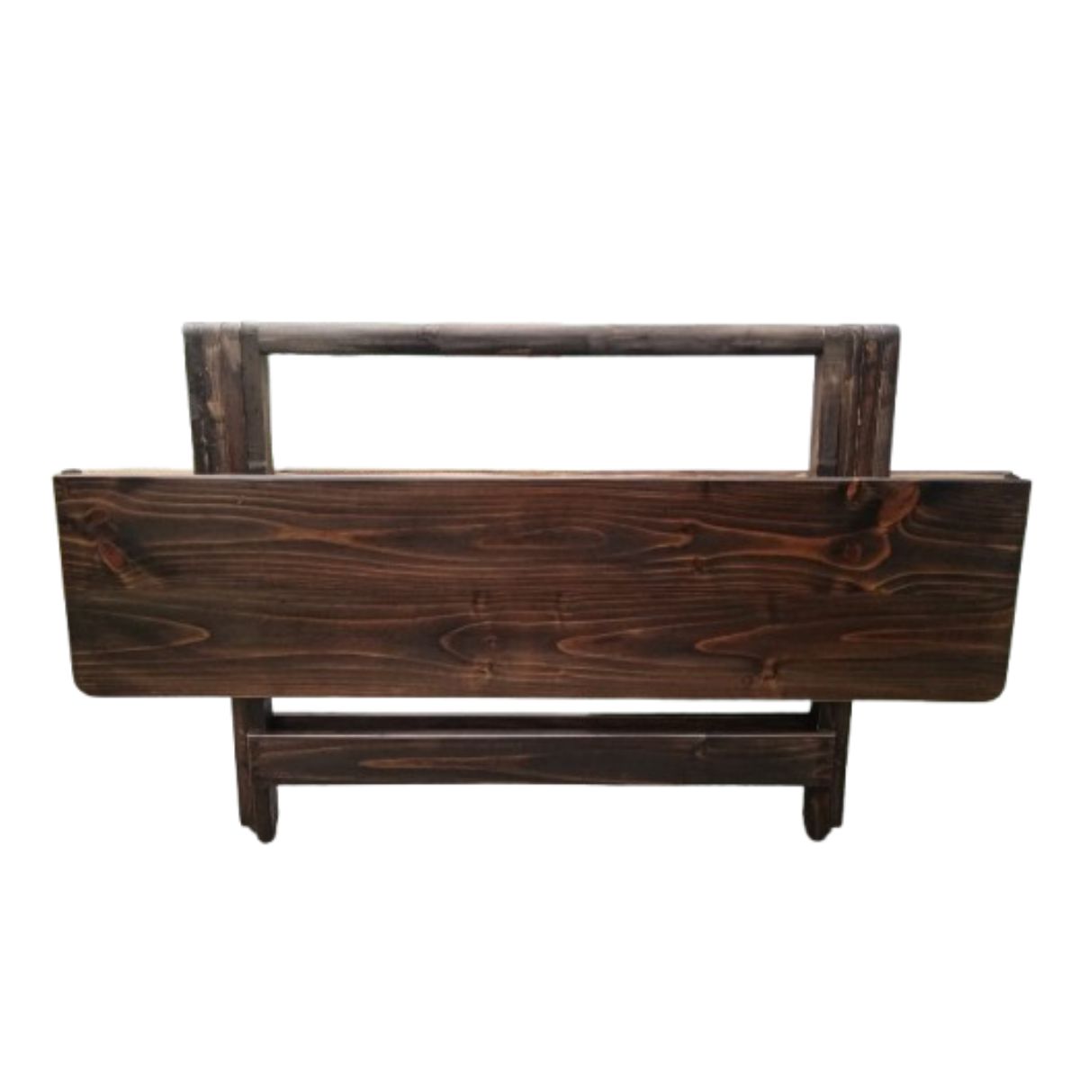 Mesa plegable premier 1.60 mts x 80cm en marron rustico - Imagen 4
