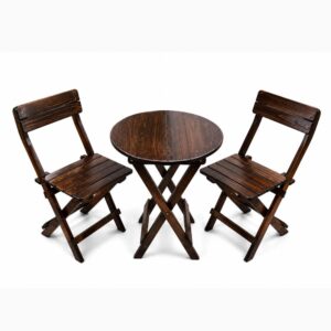 Juego de Comedor Plegable Prinx Redondo – Elegancia que Transforma tus Espacios