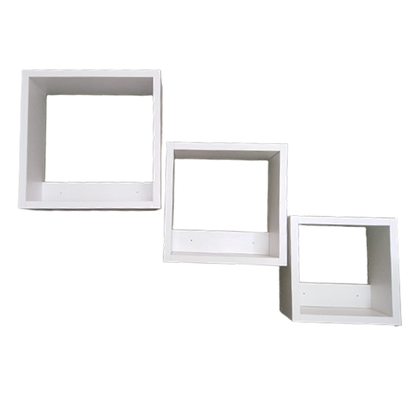 Cubos flotantes repisas en melamine